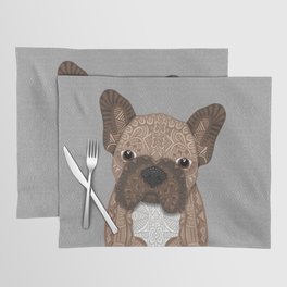 Brown Frenchie Puppy 001 Placemat
