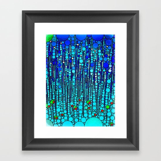 :: Blue Martini Celebration :: Framed Art Print