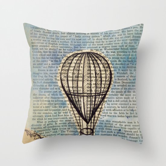 Drifting Slowly Throw Pillow