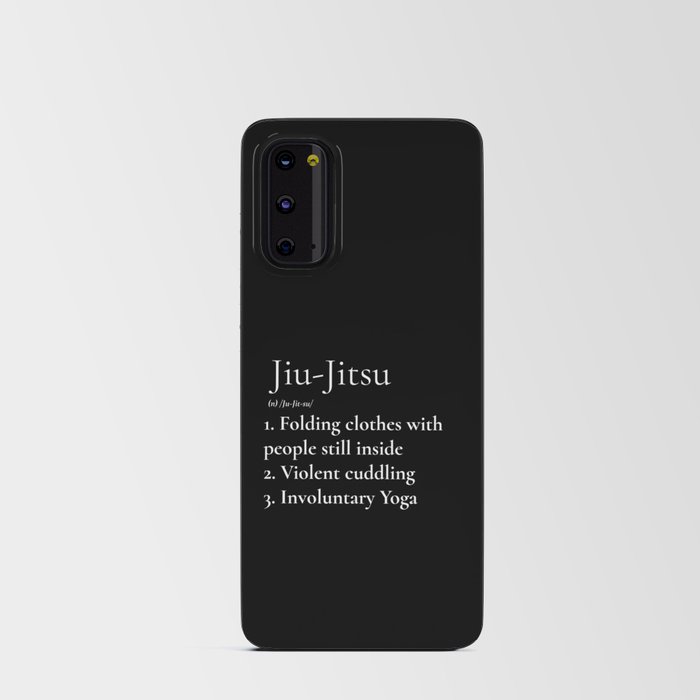 Jiu-Jitsu Definition Black Android Card Case