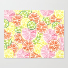 Citrus Time Canvas Print