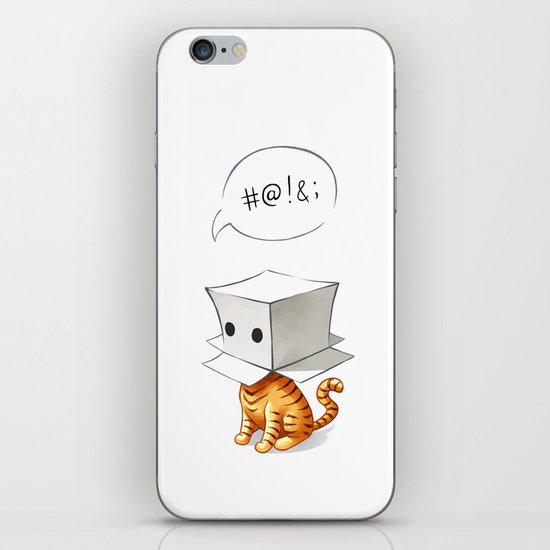 Cat in the Box 2 iPhone & iPod Skin