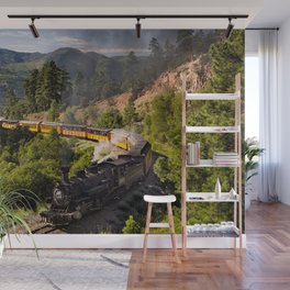 Steam Train, Durango & Silverton Railroad Wall Mural