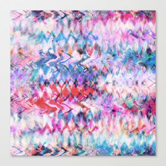 Tie Dye Soda Canvas Print