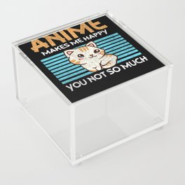 Anime Art For Women Teen Girls Kawaii Anime Cat Acrylic Box