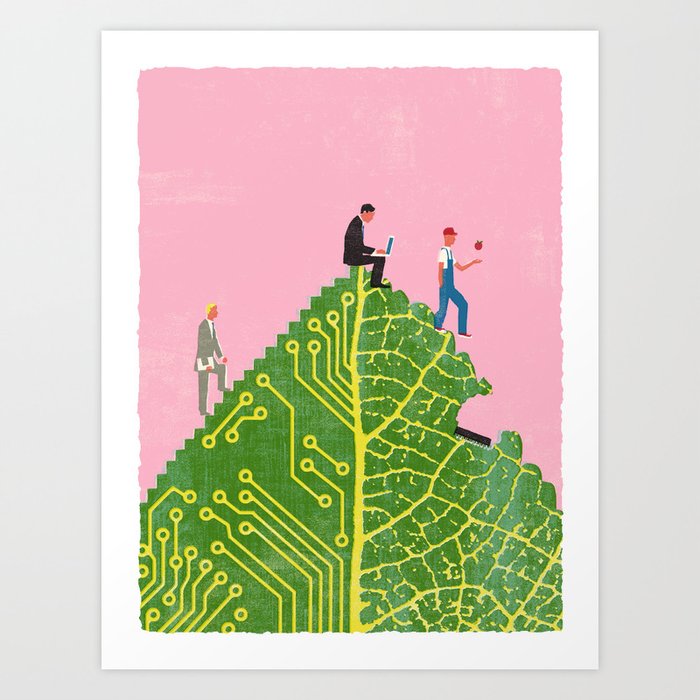 Cultivating the seeds of innovation Art Print