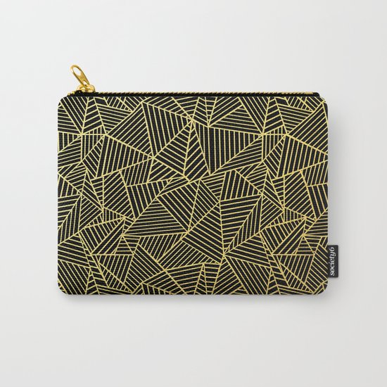 Ab 2 R Black and Gold Carry-All Pouch