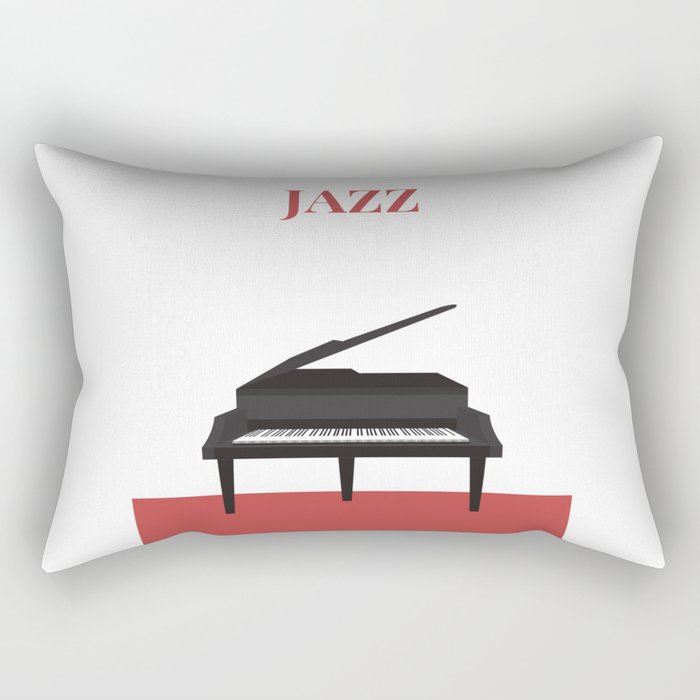 Piano Jazz Rectangular Pillow