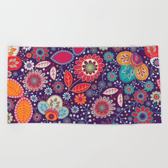 Shabby flowers #29 Beach Towel