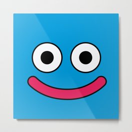 Dragon Quest's Slime Metal Print | Graphicdesign, Children, Game 