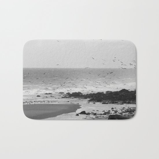 Beach, Calais, France. Bath Mat
