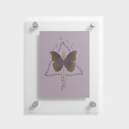 purple fairy Floating Acrylic Print