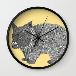 Little Wombat Wall Clock