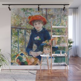 Pierre-Auguste Renoir - Two sisters on the Terrace Wall Mural