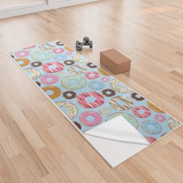 Donut pattern Yoga Towel