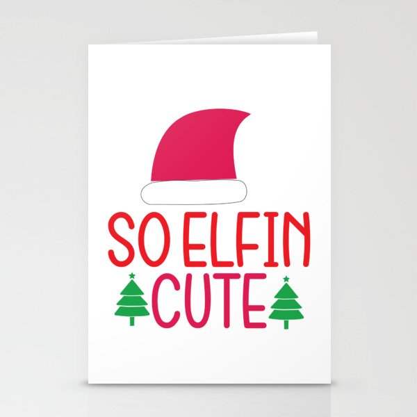 Christmas - So Elfin Cute Stationery Cards