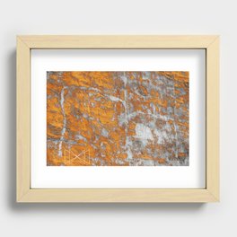 Old Wall Recessed Framed Print