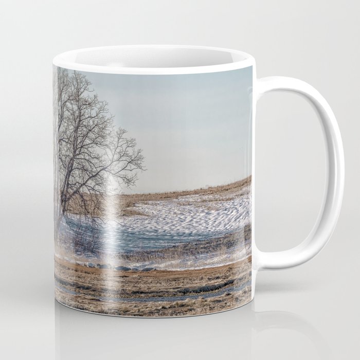Winter Marsh Landscape Coffee Mug