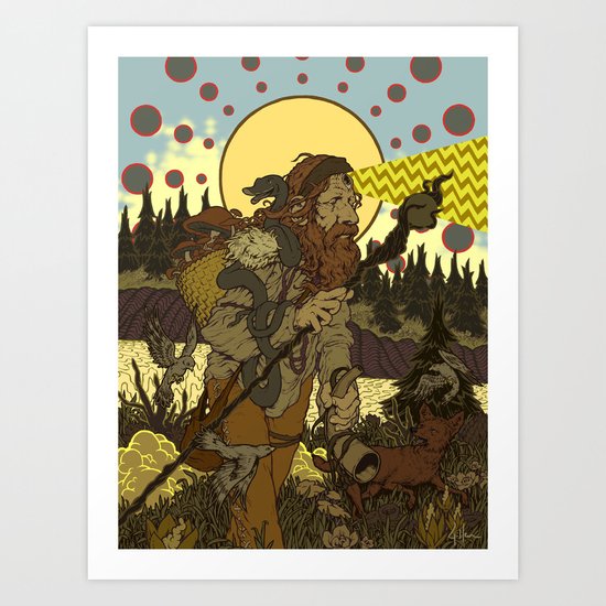 Vision Trapper Art Print