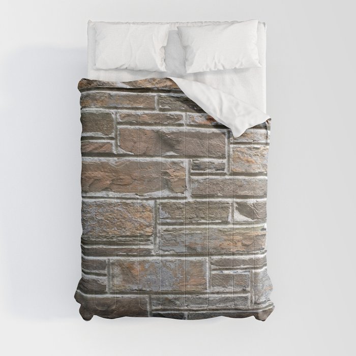 Stone brickwork Comforter