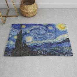 The Starry Night by Vincent van Gogh Rug