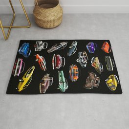 Car Collage Rug | Classiccars, Carphotography, Cars, Hotrods, Musclecars, Photo, Oldcars, Vintagecars 