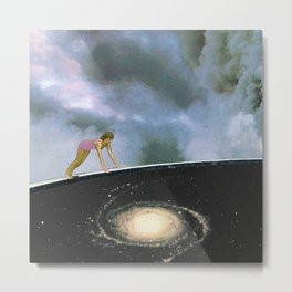 Submersible dream Metal Print | Surreal, Dreamy, Pop Art, Cosmic, Surrealist, Clouds, Stars, Paper, Psychedelic, Galaxy 