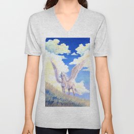 Pegasus V Neck T Shirt