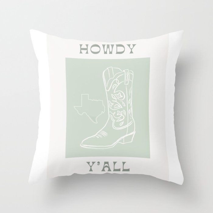Lone Star State 2 #Texas #howdy Throw Pillow