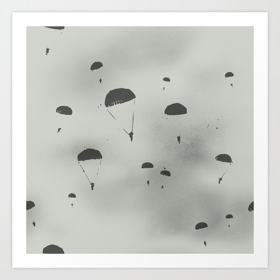 The Paratroopers Art Print