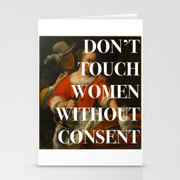 Consent is Key Stationery Cards