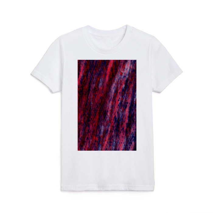 Color gradient and texture 19 red and purple Kids T Shirt