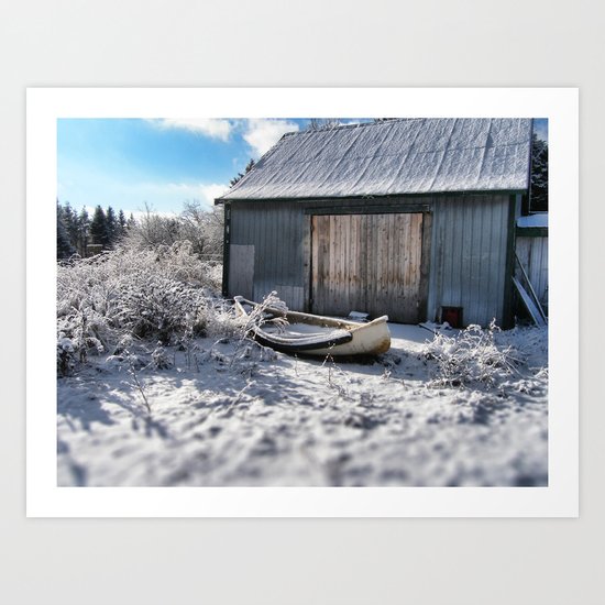 Canoe Art Print