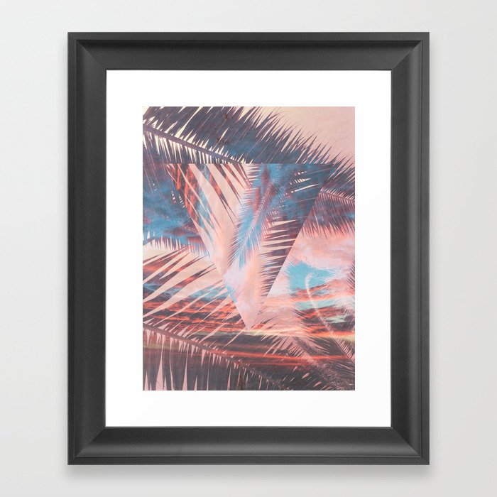 Vibrant Palm Framed Art Print