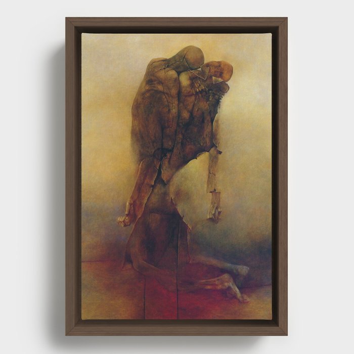Untitled (Loss), by Zdzisław Beksiński Framed Canvas