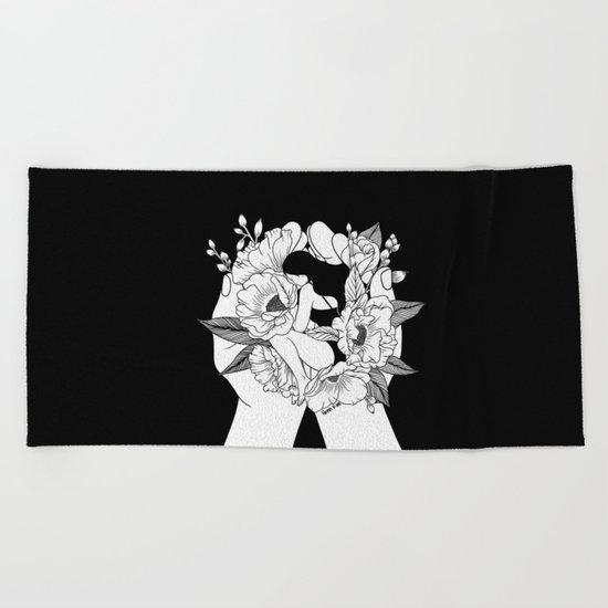 Natural Woman Beach Towel