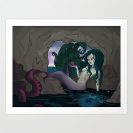 La Sirena Art Print
