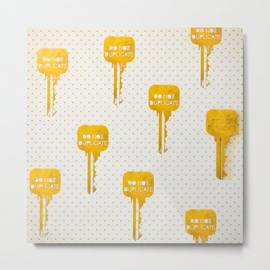 Do Not Duplicate Metal Print