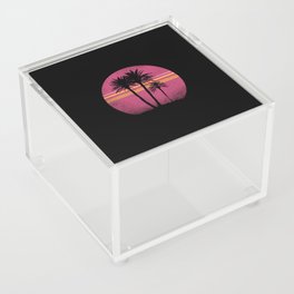 RetroSummer Sunset Acrylic Box