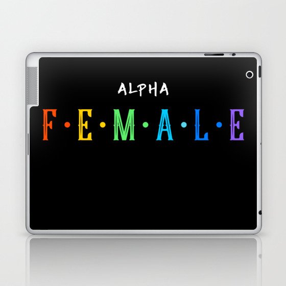 ALPHA FEMALE Laptop & iPad Skin