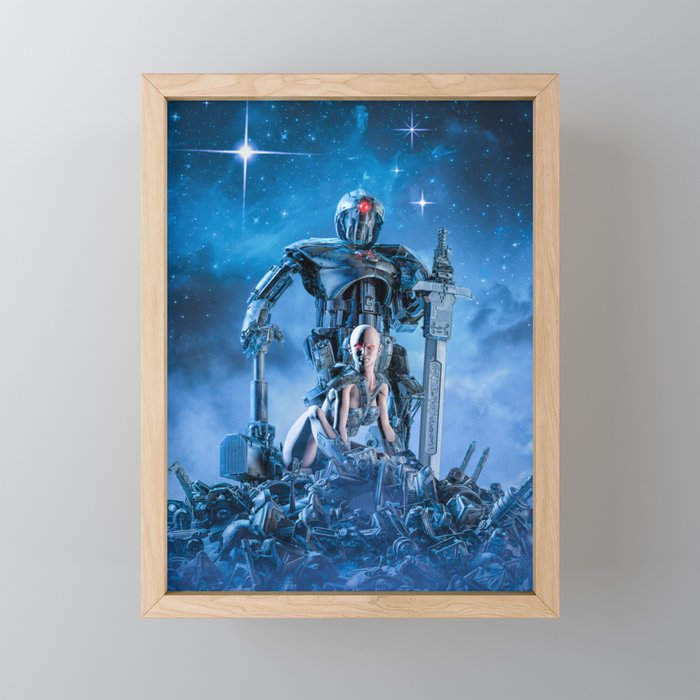 The Quantum Warrior Framed Mini Art Print