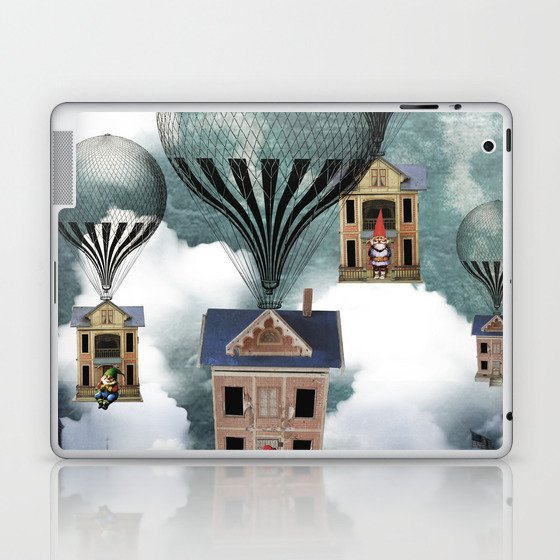 A floating colony of dwarves Laptop & iPad Skin