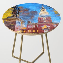 Philadelphia Independence Hall Side Table