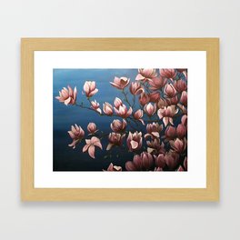 Magnolias Painting Framed Art Print