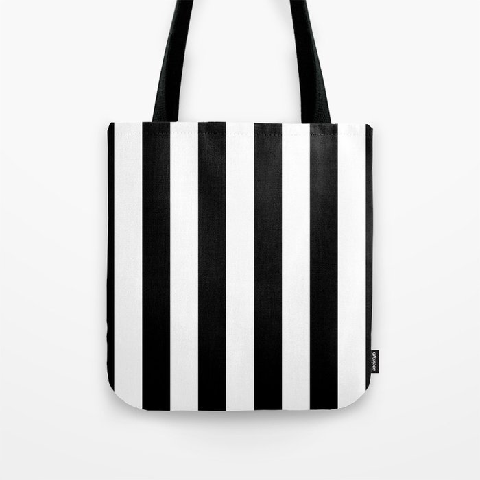 Black and White Stripes  Tote Bag