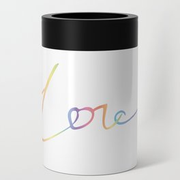 Print "Love" in rainbow gradient Can Cooler