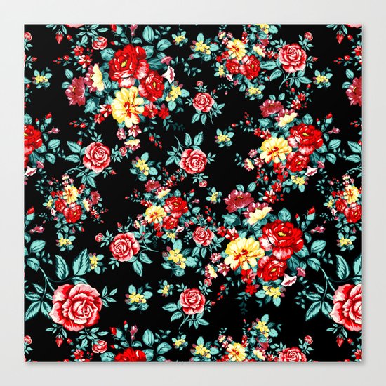 Flowers Pattern Canvas Print