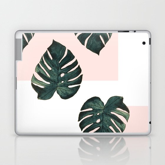 Monstera X Pink Laptop & iPad Skin