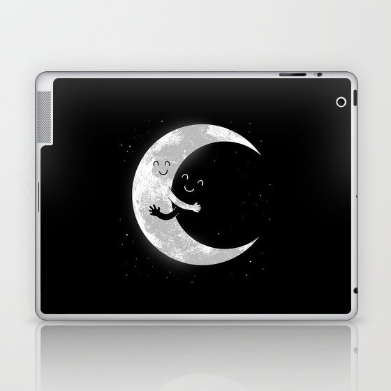 Moon Hug Laptop & iPad Skin