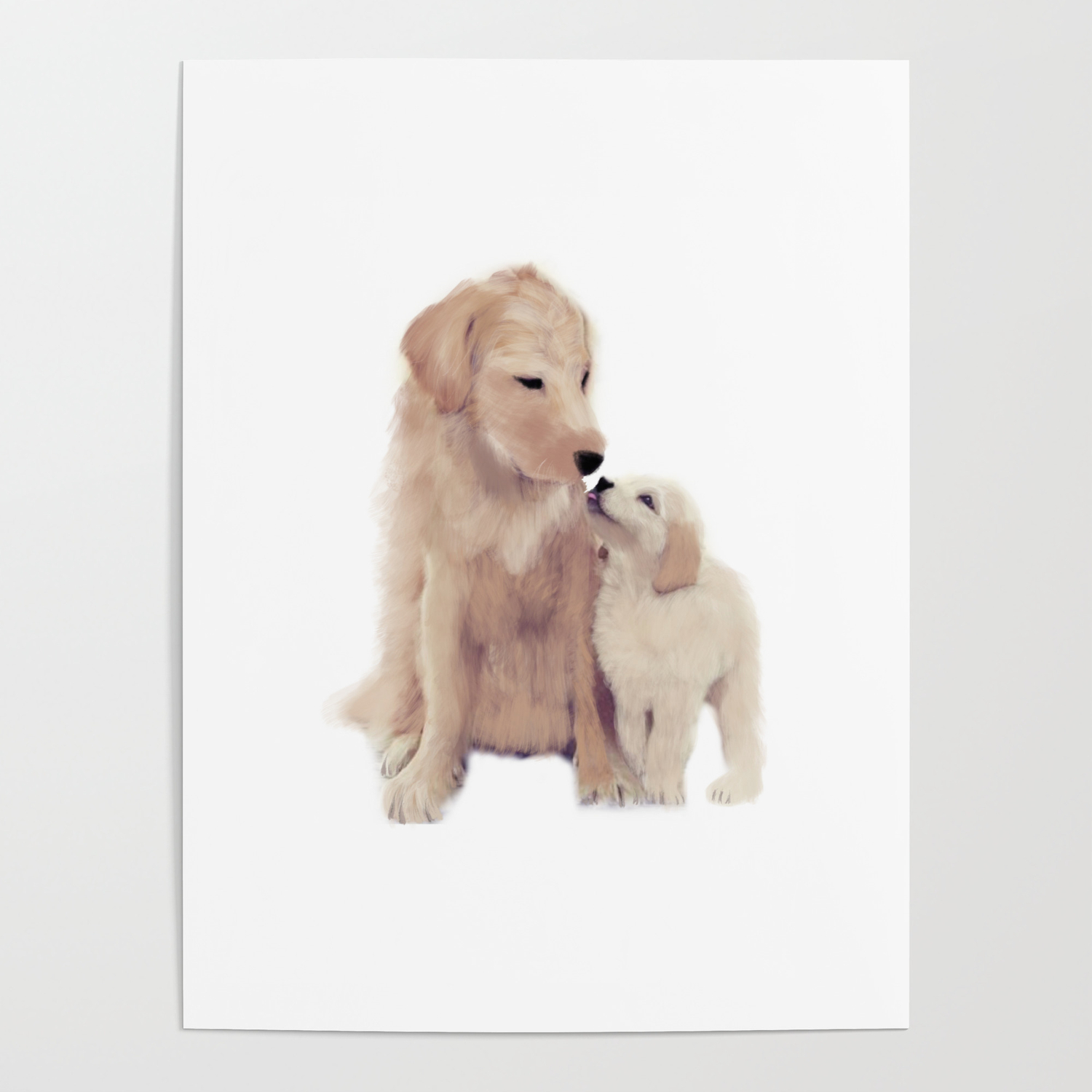 Golden Retrievers Poster By Scubaprincess Society6